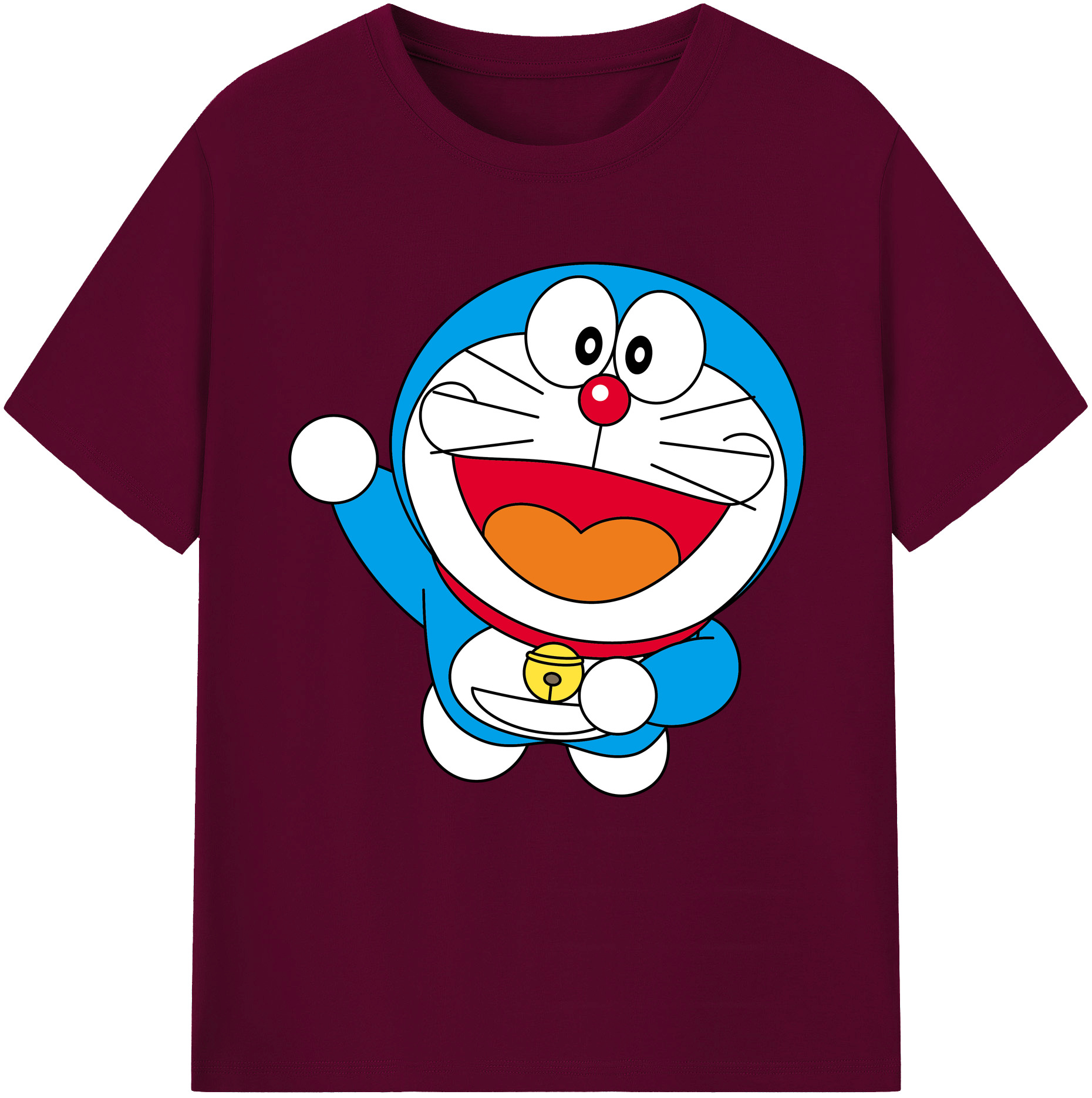 （画像用） ドラえもん Doraemon レディースカジュアルプリントTシャツ（綿100％）